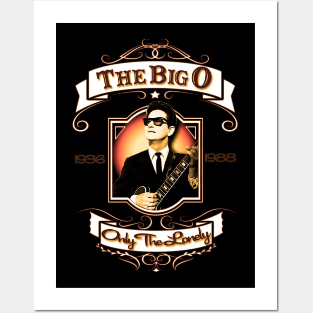 The Big O Roy Orbison Inspired Design Wall Art by HellwoodOutfitters